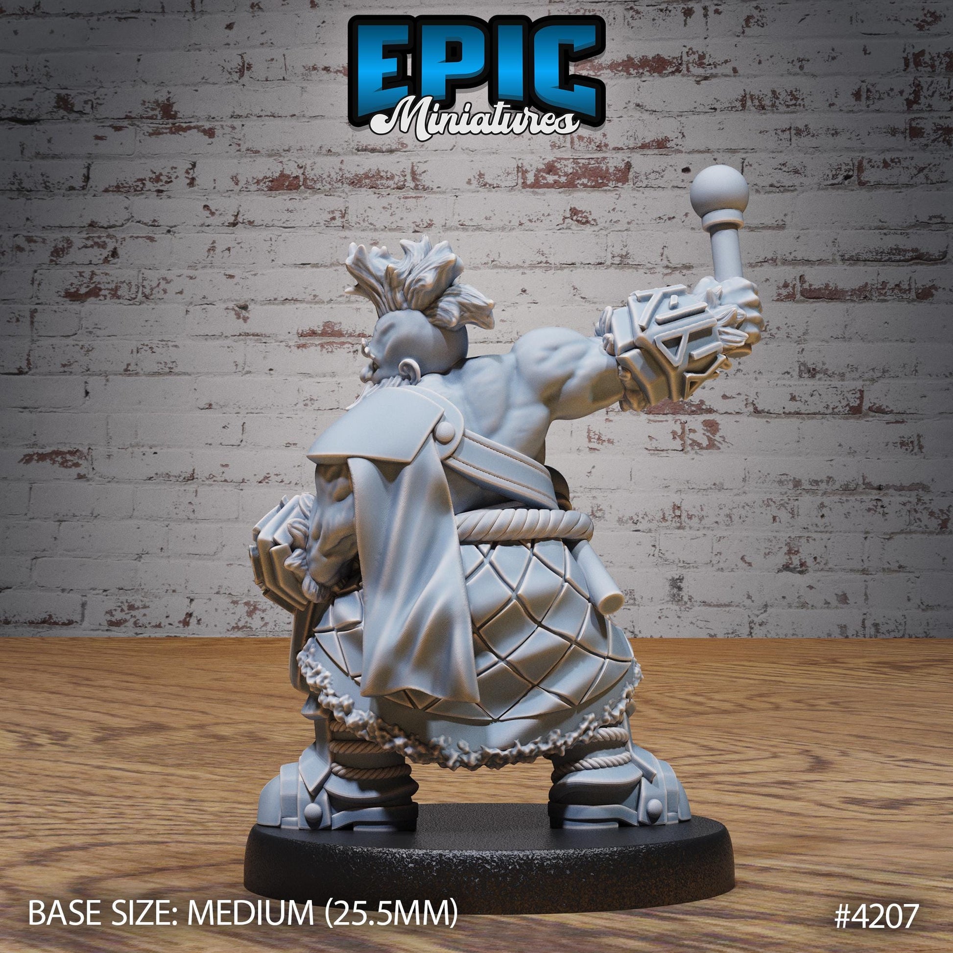 Male/Female Dwarf Fighter/Bard Bundle (Medium) | Premium DnD Minis | High Quality Resin | Fantasy, Drum, Spear, Shield Maiden, Valkyrie