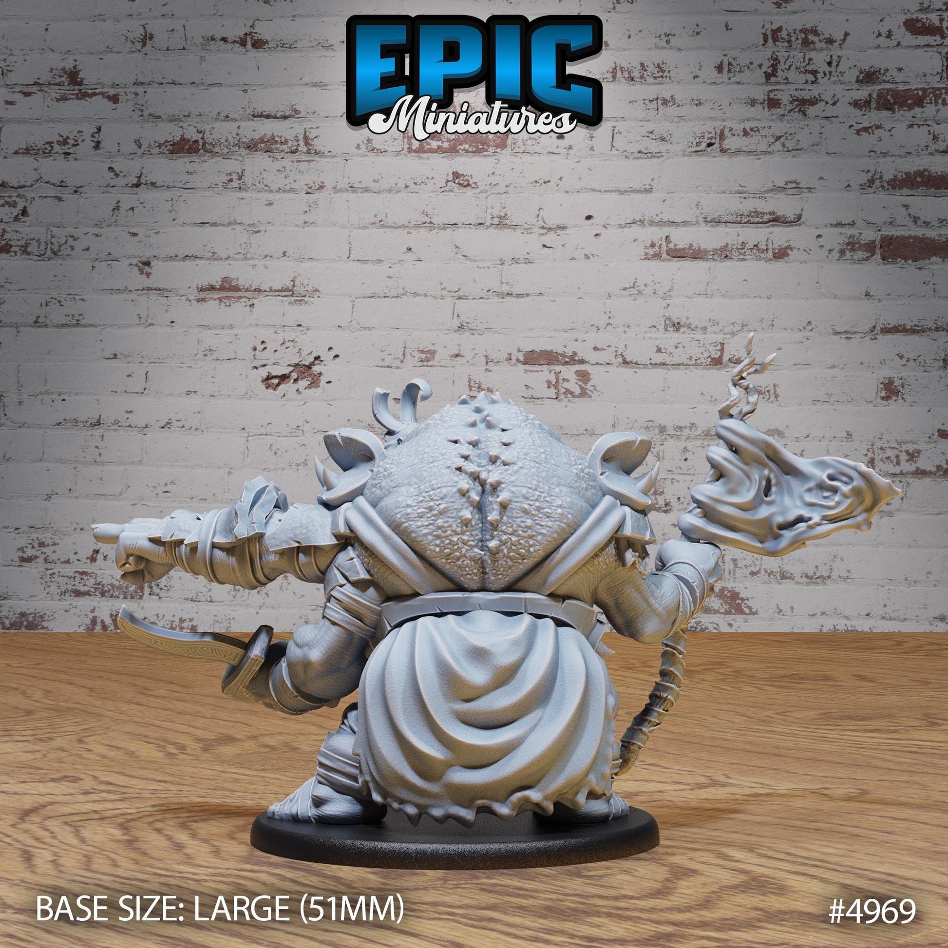 Ettin Mutant (Large) | Premium DnD Miniatures | High Quality Resin | D&D RPG
