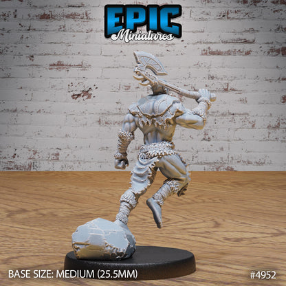 Orc Warrior (Medium) | Premium DnD Miniatures | High Quality Resin | D&D RPG