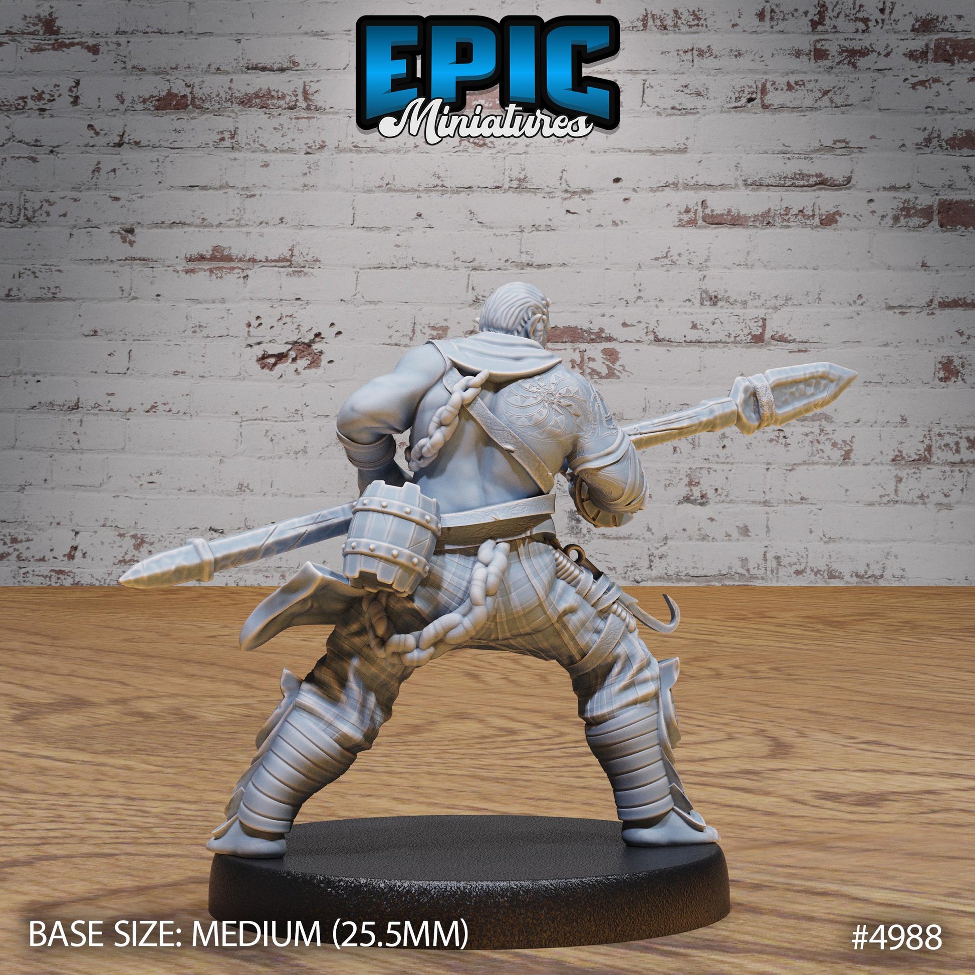 Half Orc Adventurer (Medium) | Premium DnD Miniatures | High Quality Resin | D&D RPG