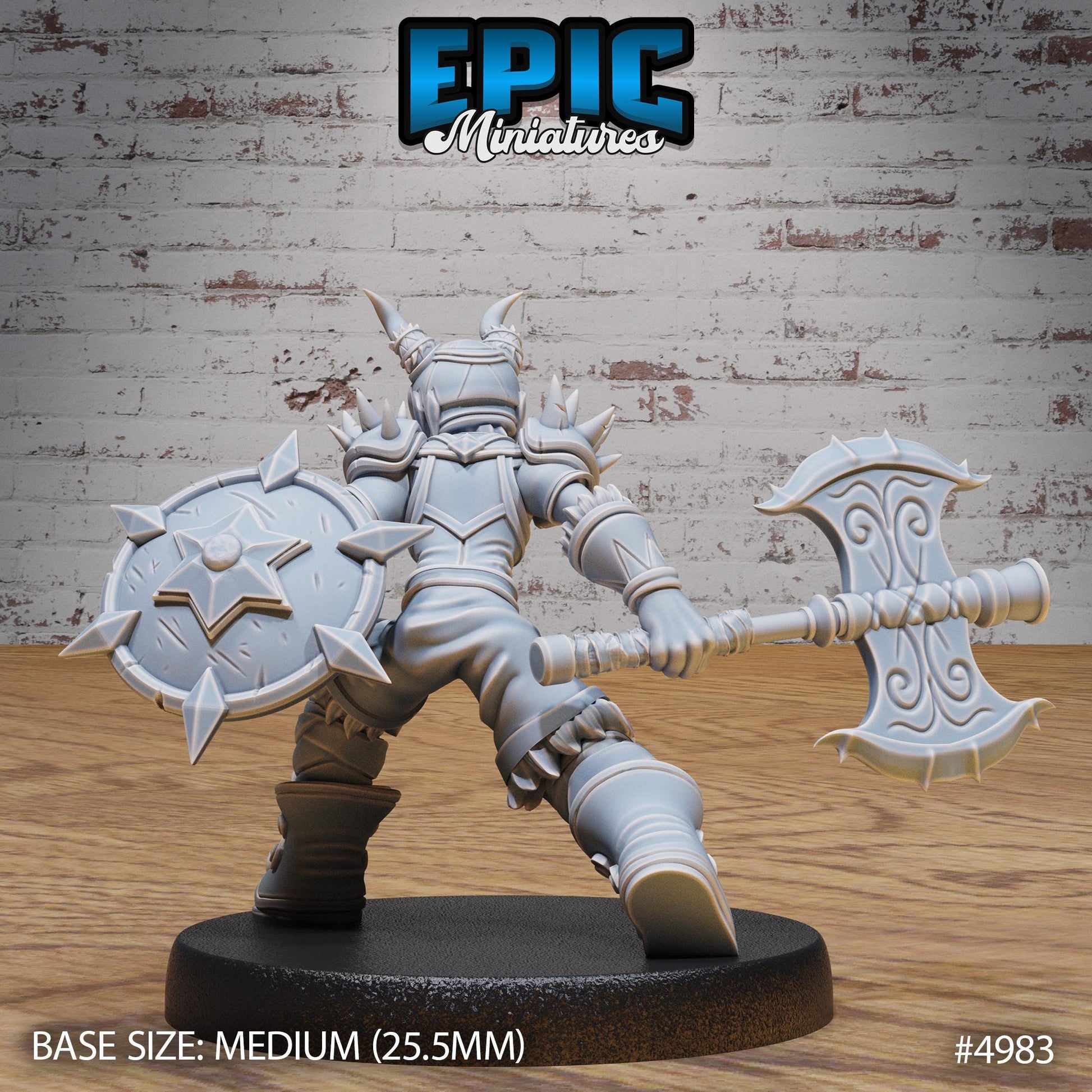 Young Barbarian (Medium) | Premium DnD Miniatures | High Quality Resin | D&D RPG