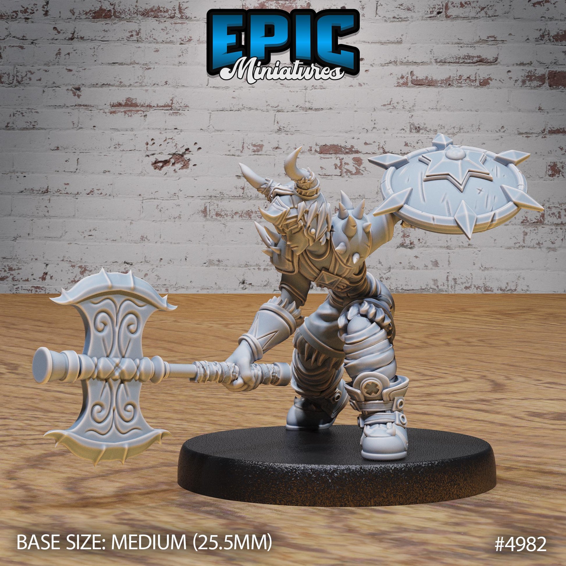 Young Barbarian (Medium) | Premium DnD Miniatures | High Quality Resin | D&D RPG