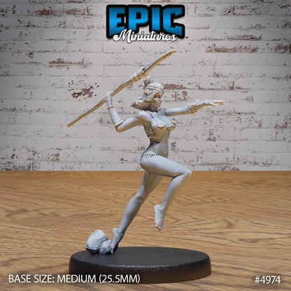 Orc Fisher Female (Medium) | Premium DnD Miniatures | High Quality Resin | D&D RPG