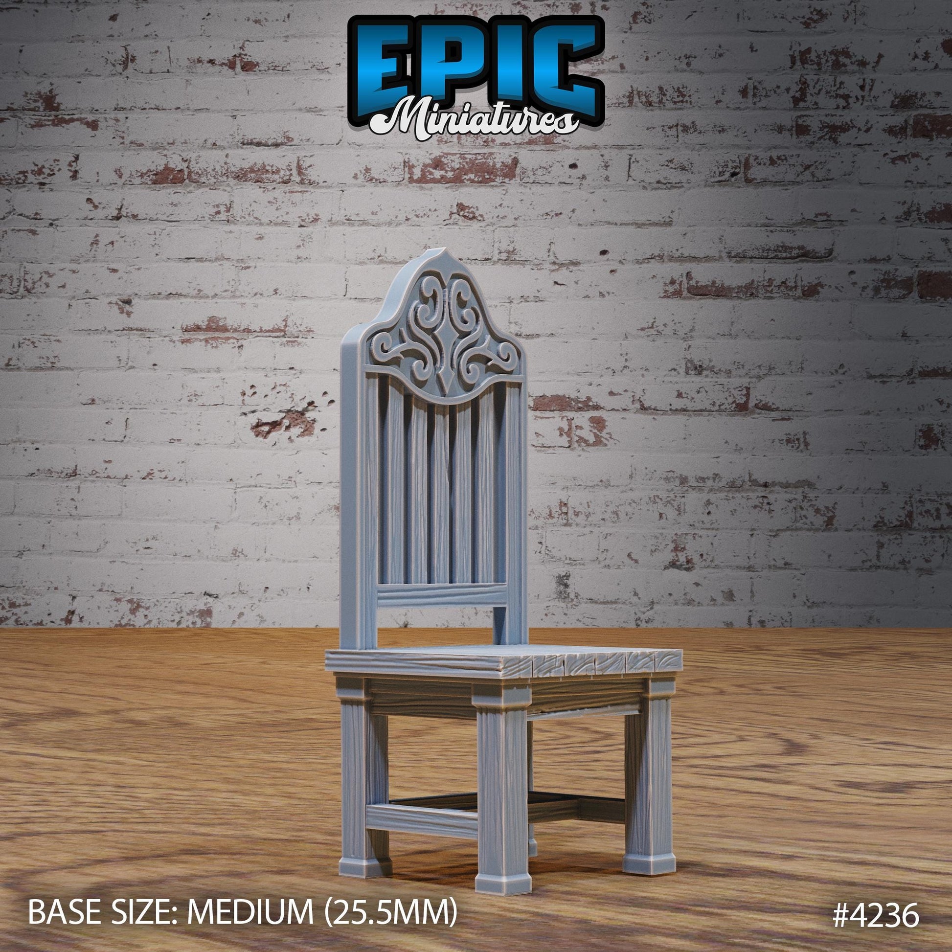 Mimic Chairs (Normal & Mimic) | Premium DnD Minis | High Quality Resin | Chair, Beast, Medium, Mimics, Encounter, Furniture, Tongue, Teeth