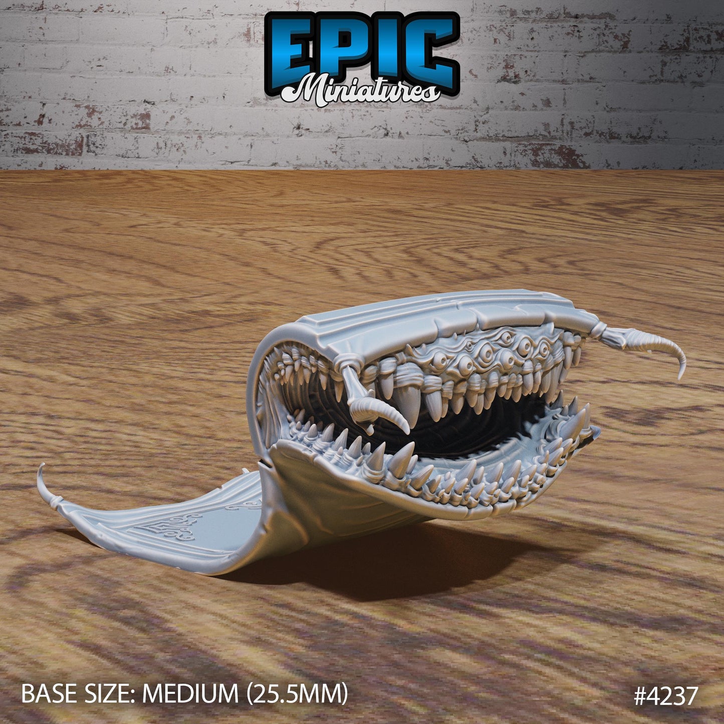 Mimic Carpets (Normal & Mimic) | Premium DnD Minis | High Quality Resin | Rug, Beast, Medium, Encounter, Furniture, Tongue, Teeth Enemy