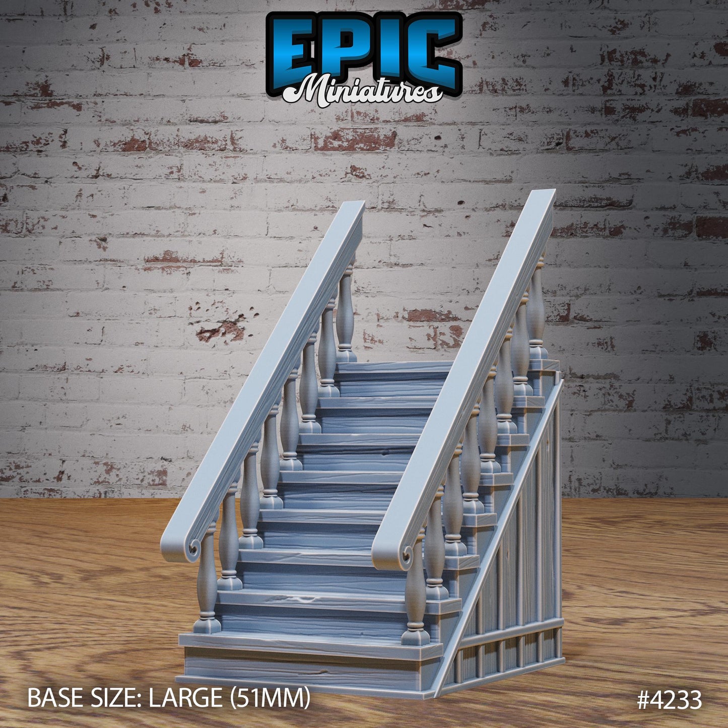 Mimic Stairs (Normal & Mimic) | Premium DnD Minis | High Quality Resin | Stair Beast Large