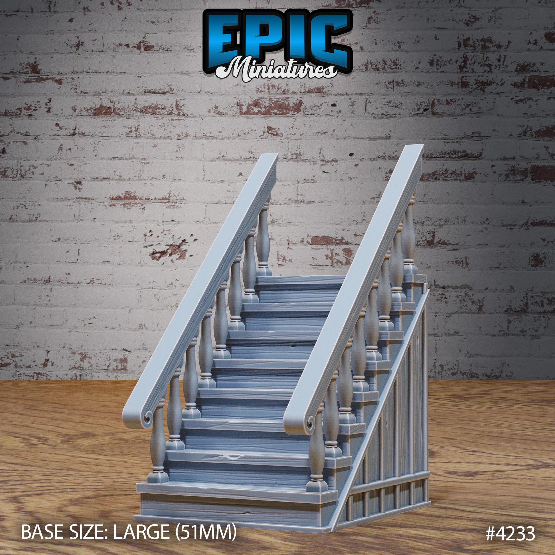 Mimic Stairs (Normal & Mimic) | Premium DnD Minis | High Quality Resin | Stair Beast Large