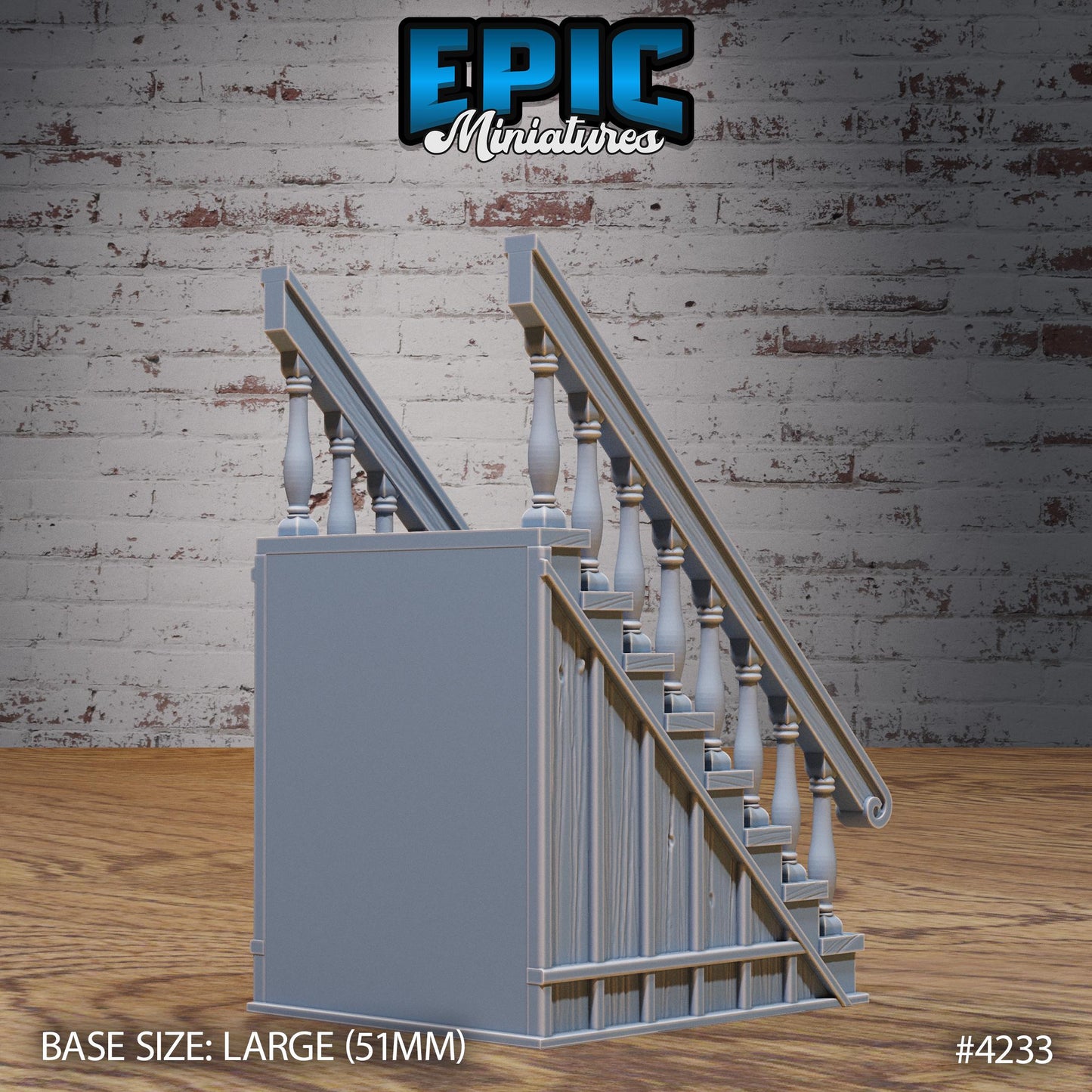 Mimic Stairs (Normal & Mimic) | Premium DnD Minis | High Quality Resin | Stair Beast Large