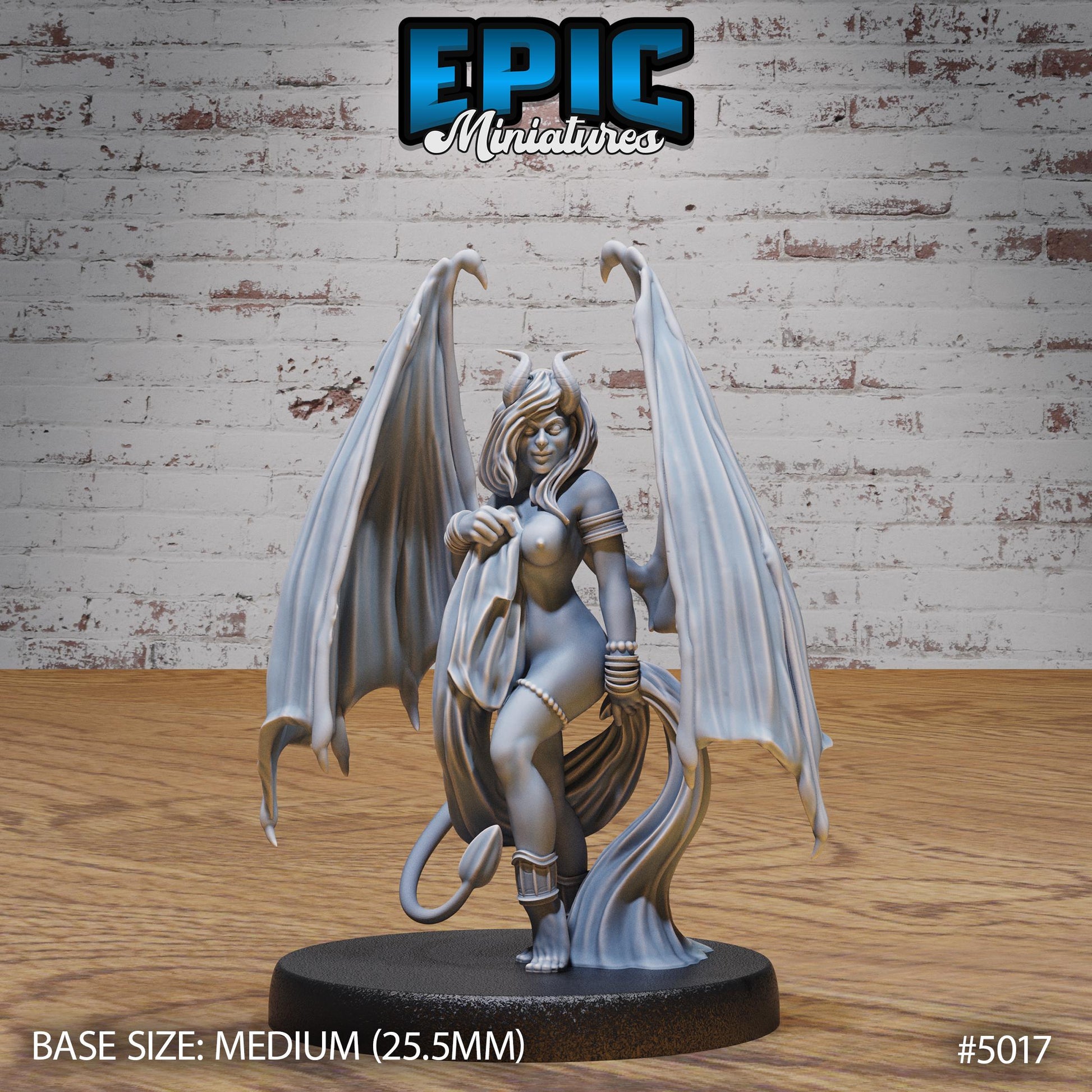 Succubus Demon NSWF Edition (Medium) | Premium DnD Miniatures | High Quality Resin | D&D RPG