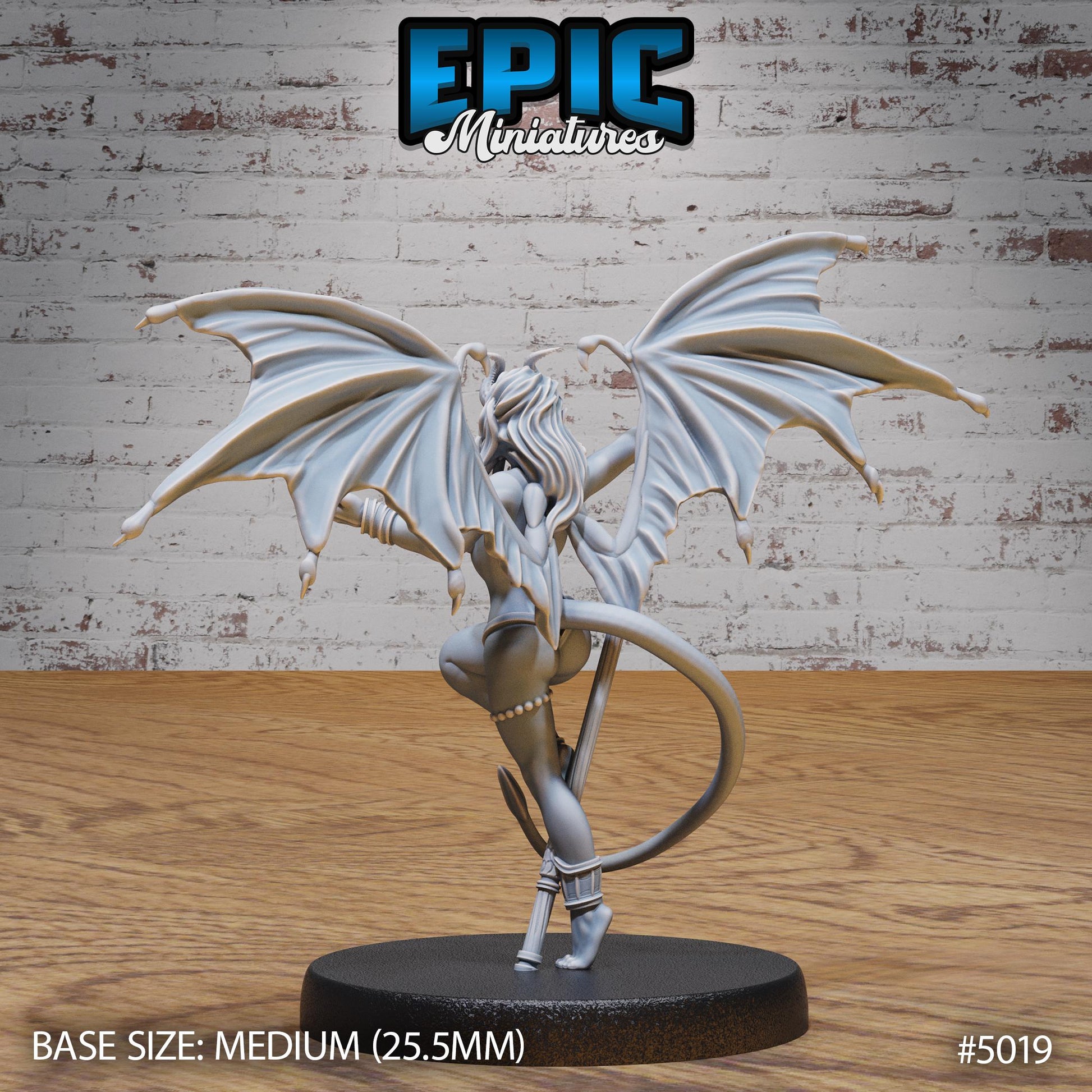 Succubus Demon NSWF Edition (Medium) | Premium DnD Miniatures | High Quality Resin | D&D RPG