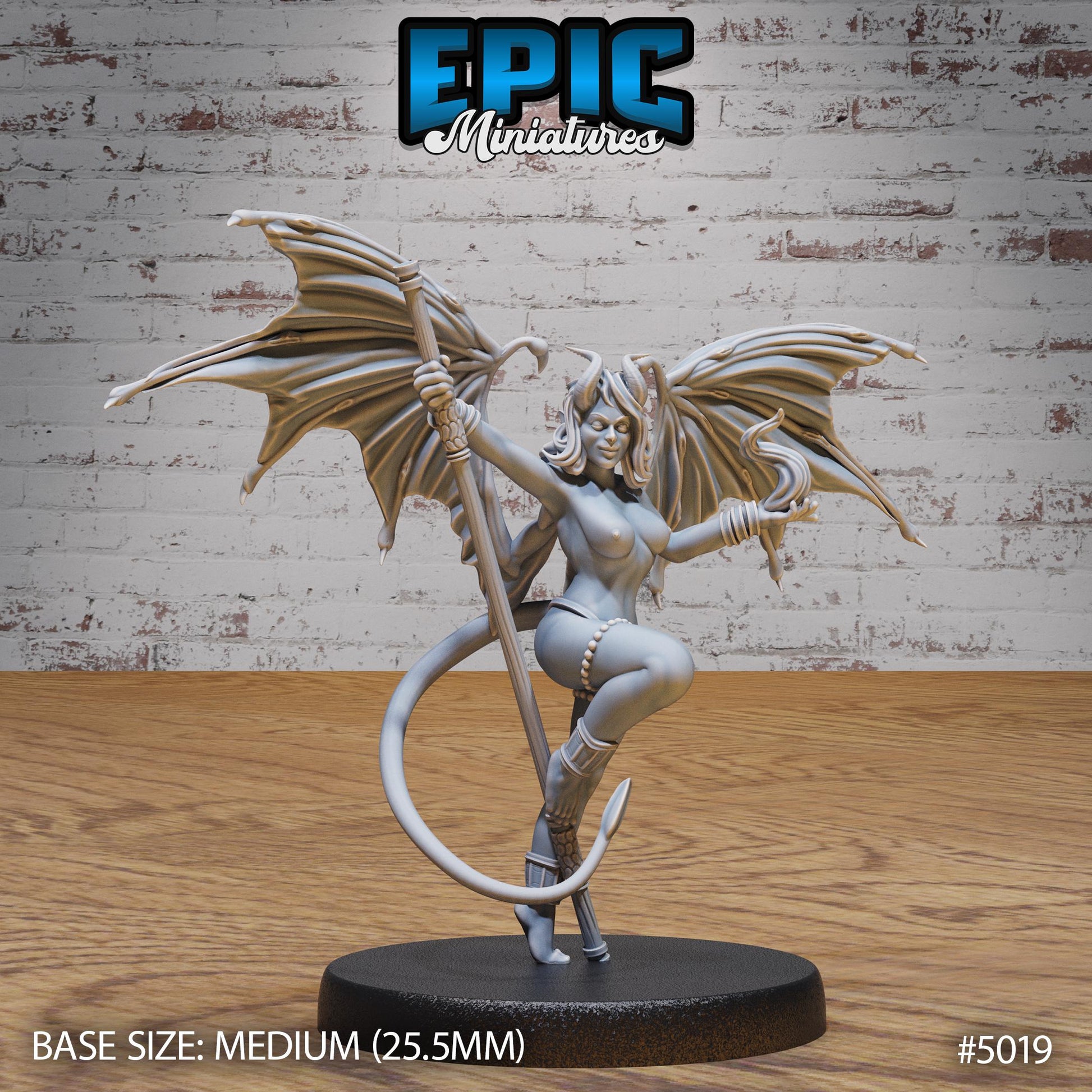Succubus Demon NSWF Edition (Medium) | Premium DnD Miniatures | High Quality Resin | D&D RPG