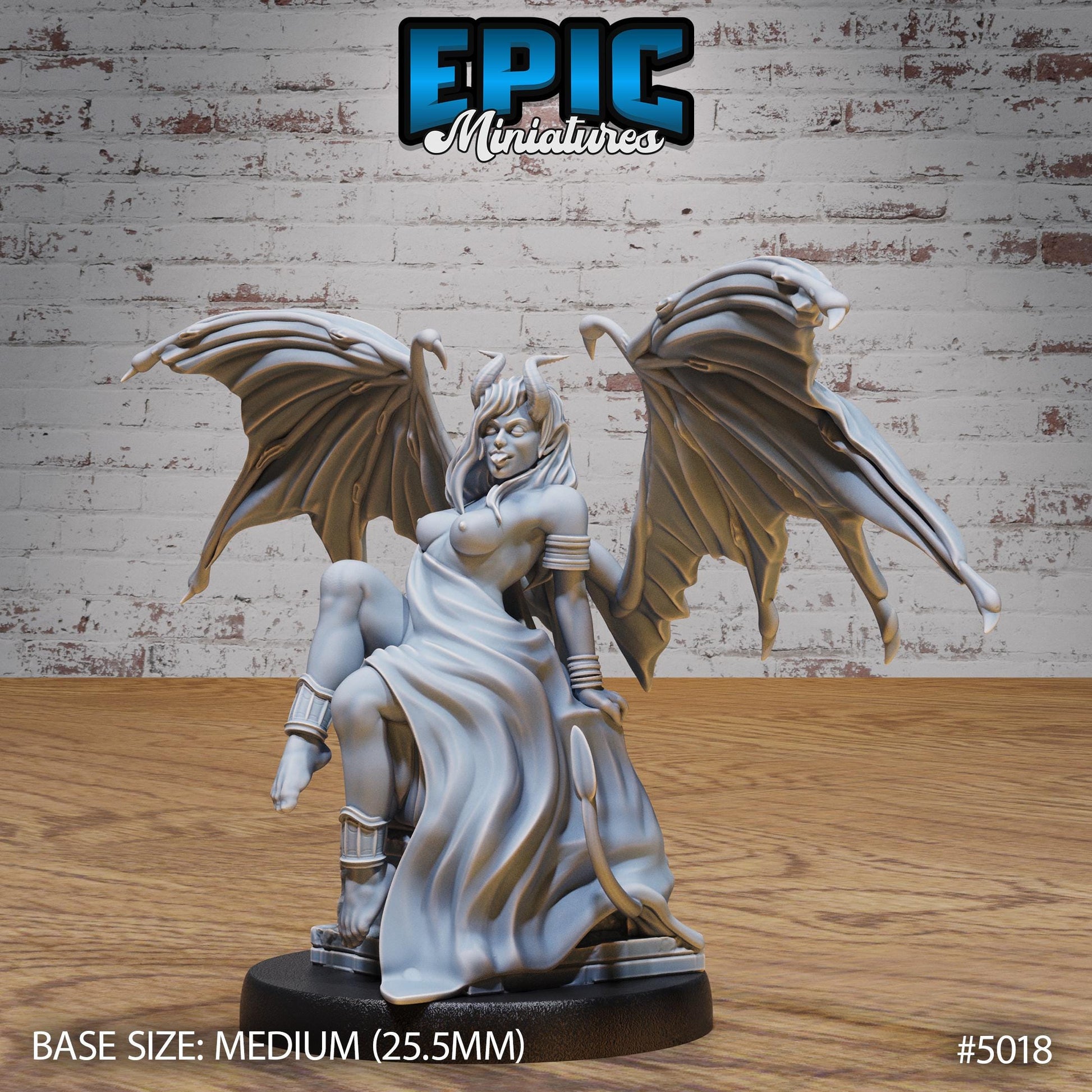 Succubus Demon NSWF Edition (Medium) | Premium DnD Miniatures | High Quality Resin | D&D RPG