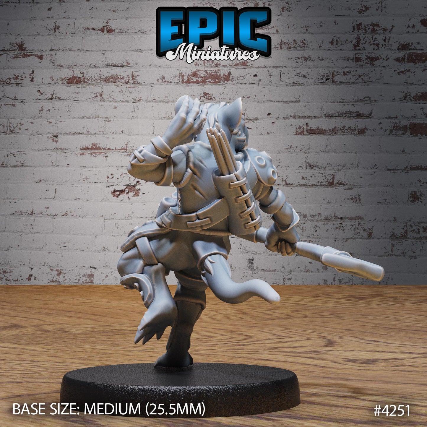 Sewer Rat Tribe Bundle B (Medium) | Premium DnD Minis | High Quality Resin | Fantasy Rats, Bard, Wizard, Cleric, Drunk, Enemy, Beast