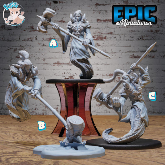Dao Classic Miniature (Large) | Premium DnD Minis | High Quality Resin Miniature | Fantasy, Hammer, Magic Genie, Forgotten Realm