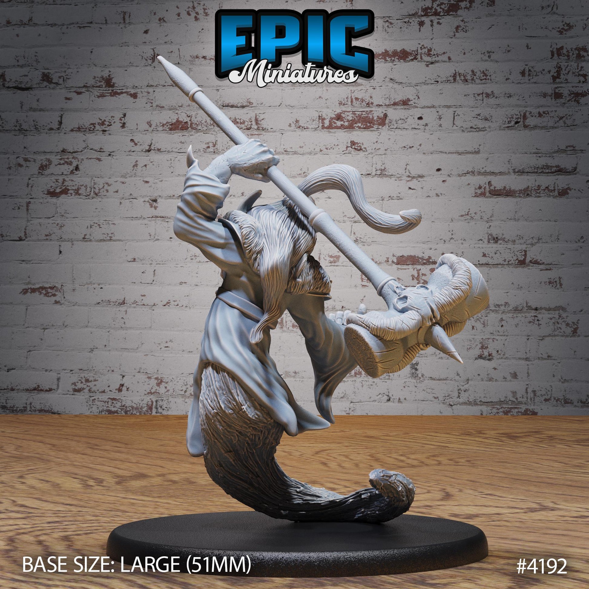 Dao Classic Miniature (Large) | Premium DnD Minis | High Quality Resin Miniature | Fantasy, Hammer, Magic Genie, Forgotten Realm