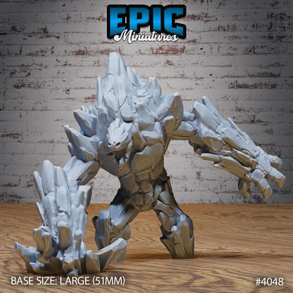 Earth Elemental (Large) | Premium DnD Minis | High Quality Resin Miniature | Fantasy, Rocks, Golem, Troll, Earth, Rock, Stone, Creature