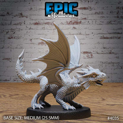 Red Dragon Wyrmling Miniature (Medium) | Premium DnD Minis High Quality Resin | Fantasy | Baby, Adorable, Cute, Candle, Wyvern, Dragons