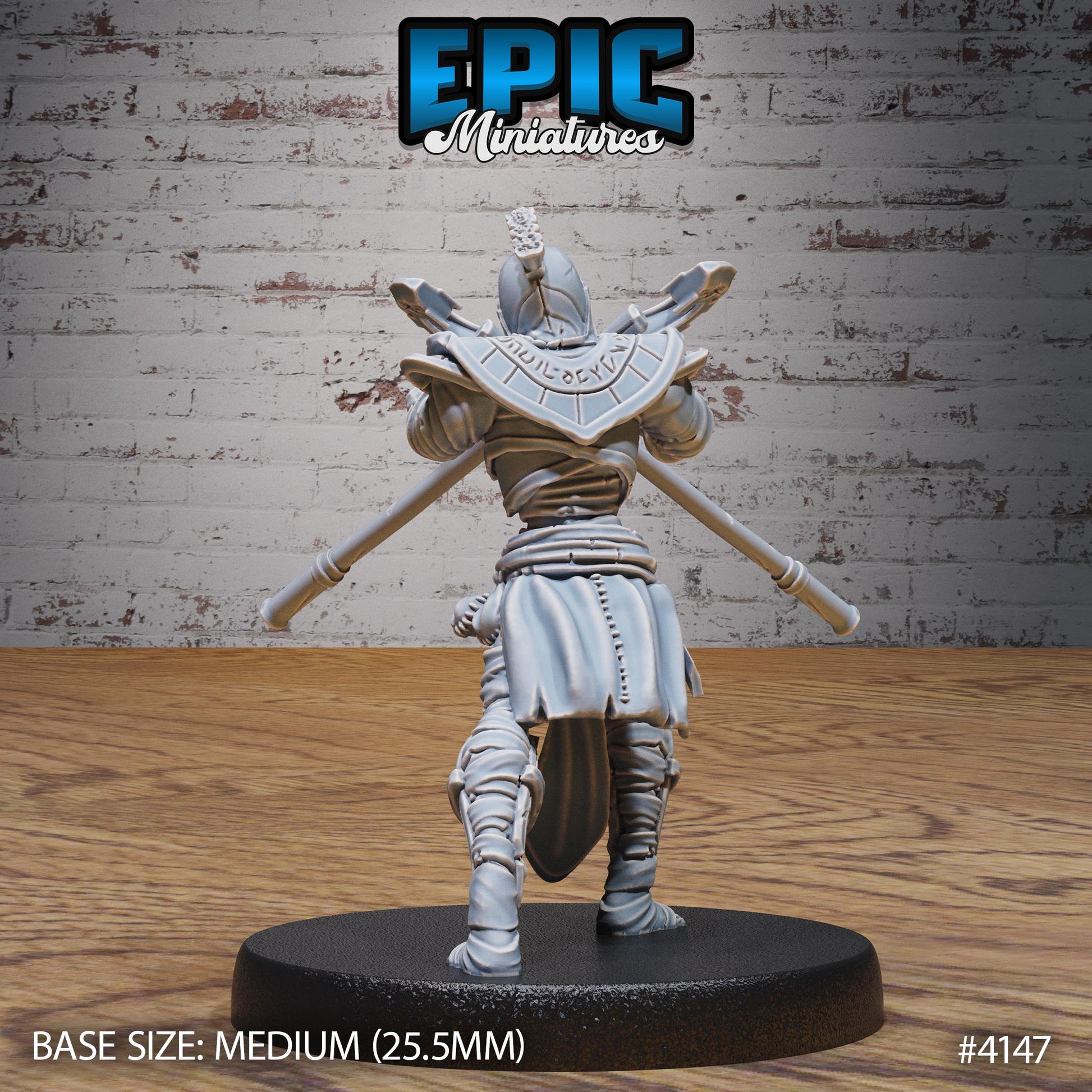 Mummy Warrior Miniatures A (Medium) | Premium DnD Minis High Quality Resin | Fantasy, Mummy, Skeleton, Undead, Anubis, Egyptian