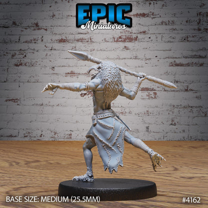 Servant of Thot Miniature (Large Creature) | Premium DnD Minis High Quality Resin Miniature | Fantasy, Mummy, Staff, Aarakocra