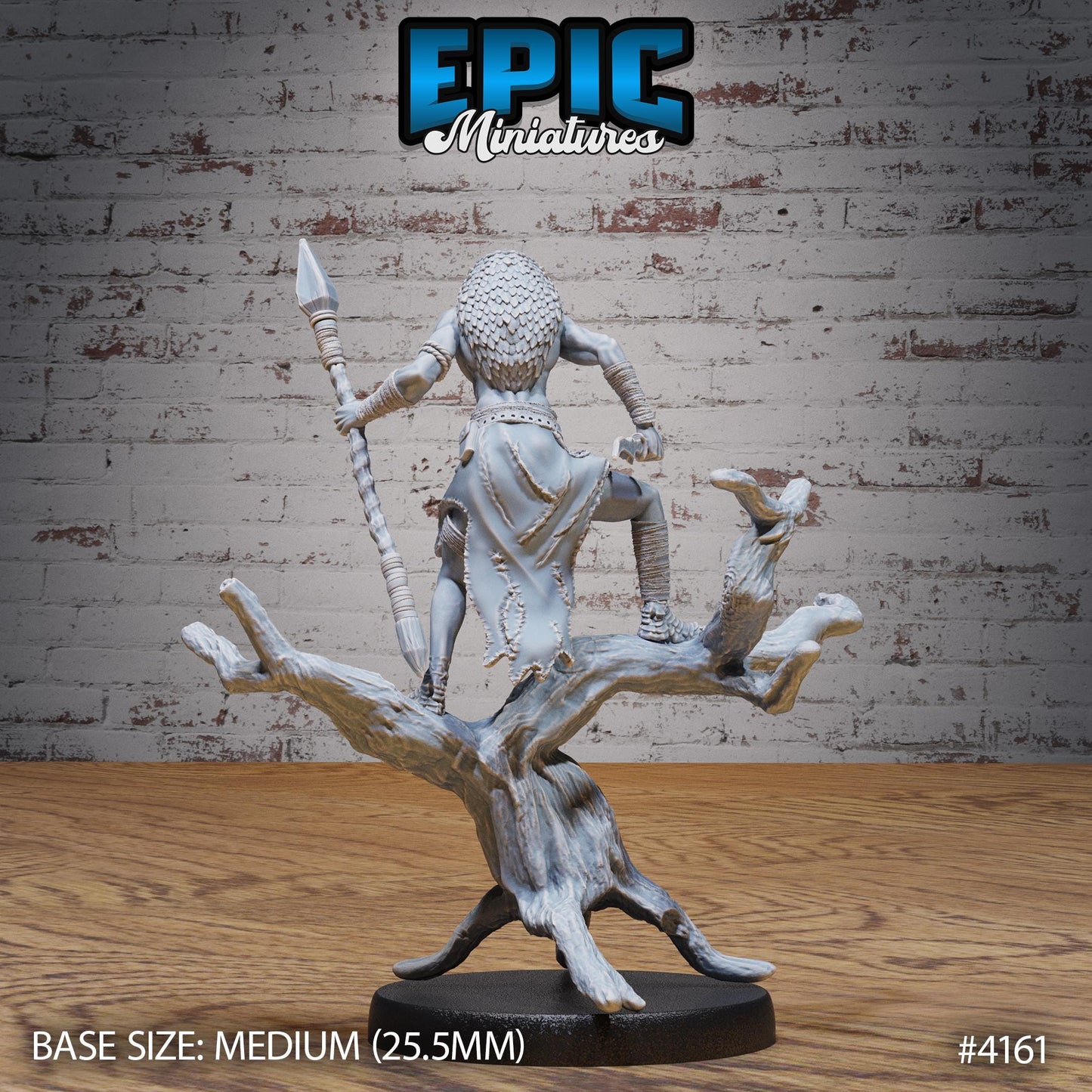 Servant of Thot Miniature (Large Creature) | Premium DnD Minis High Quality Resin Miniature | Fantasy, Mummy, Staff, Aarakocra