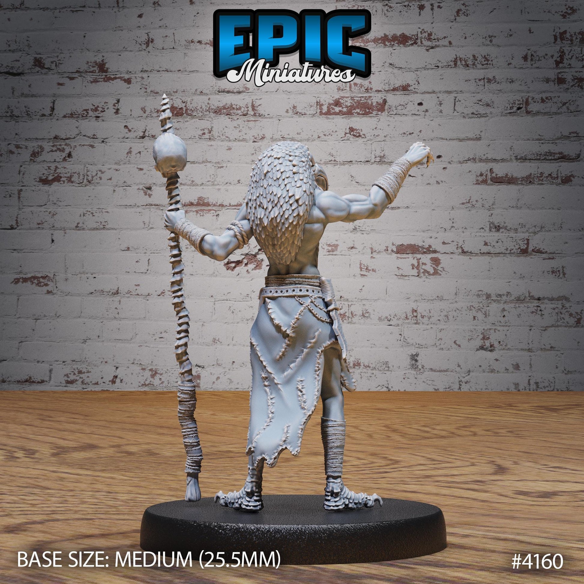 Servant of Thot Miniature (Large Creature) | Premium DnD Minis High Quality Resin Miniature | Fantasy, Mummy, Staff, Aarakocra