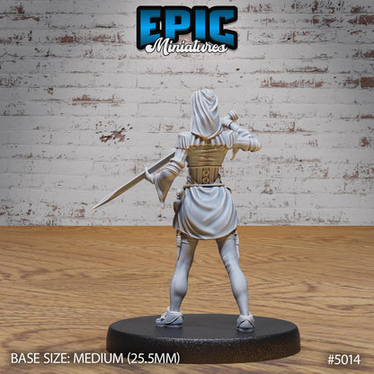 Dark Nun (Medium) | Premium DnD Miniatures | High Quality Resin | D&D RPG