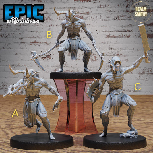 Lower Devil Warrior (Medium) | Premium DnD Miniatures | High Quality Resin | D&D RPG