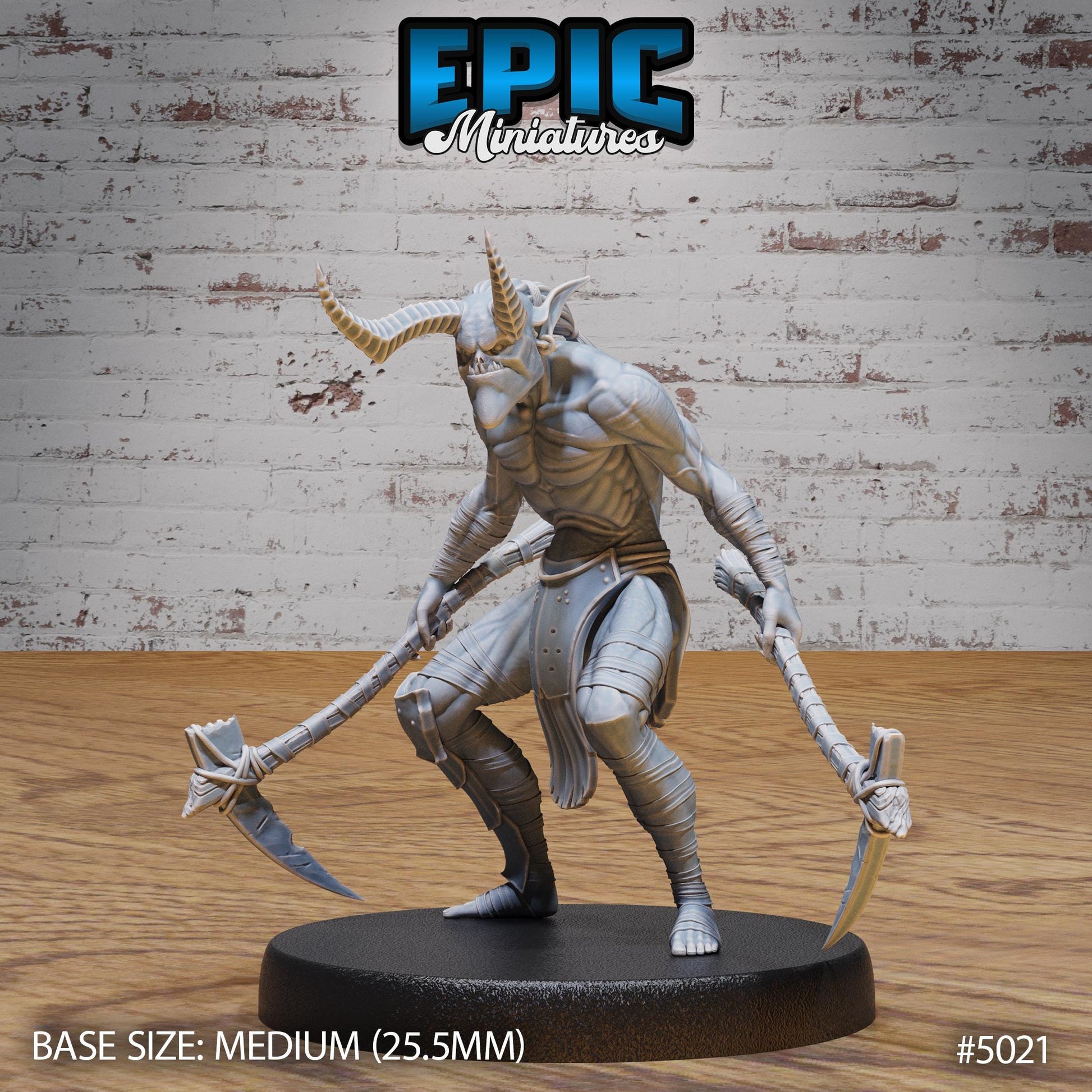 Lower Devil Warrior (Medium) | Premium DnD Miniatures | High Quality Resin | D&D RPG