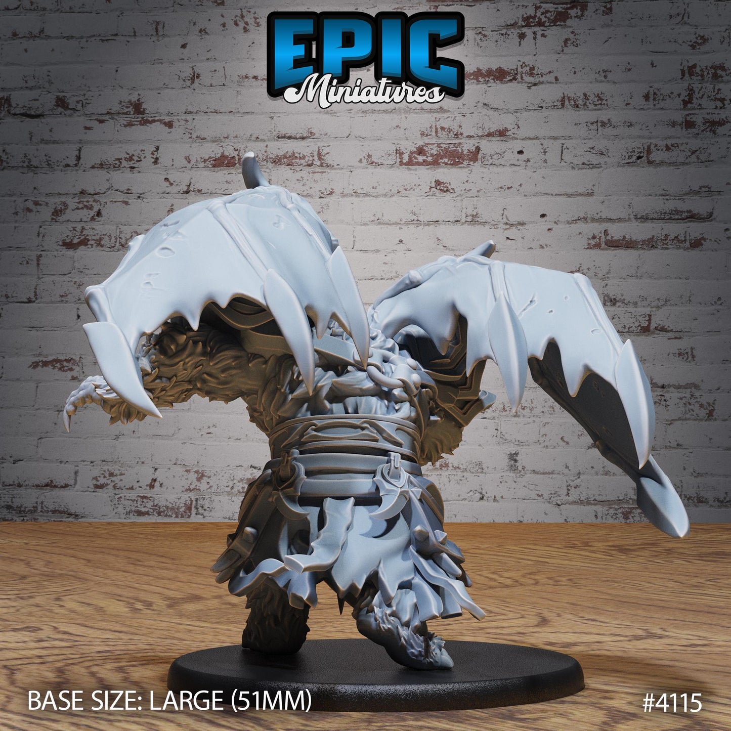 Winged Bear Druid Miniature (Large) | Premium DnD Minis | High Quality Resin | Fantasy, Halsin, Wings, Creature, Pathfinder, Winged Bugbear