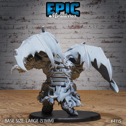 Winged Bear Druid Miniature (Large) | Premium DnD Minis | High Quality Resin | Fantasy, Halsin, Wings, Creature, Pathfinder, Winged Bugbear