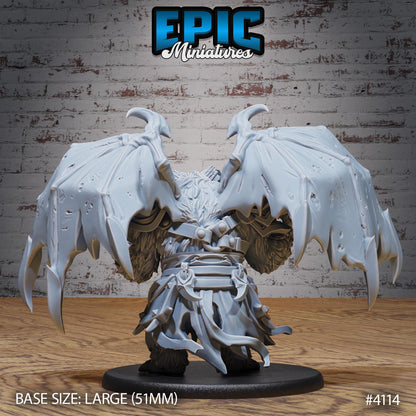 Winged Bear Druid Miniature (Large) | Premium DnD Minis | High Quality Resin | Fantasy, Halsin, Wings, Creature, Pathfinder, Winged Bugbear