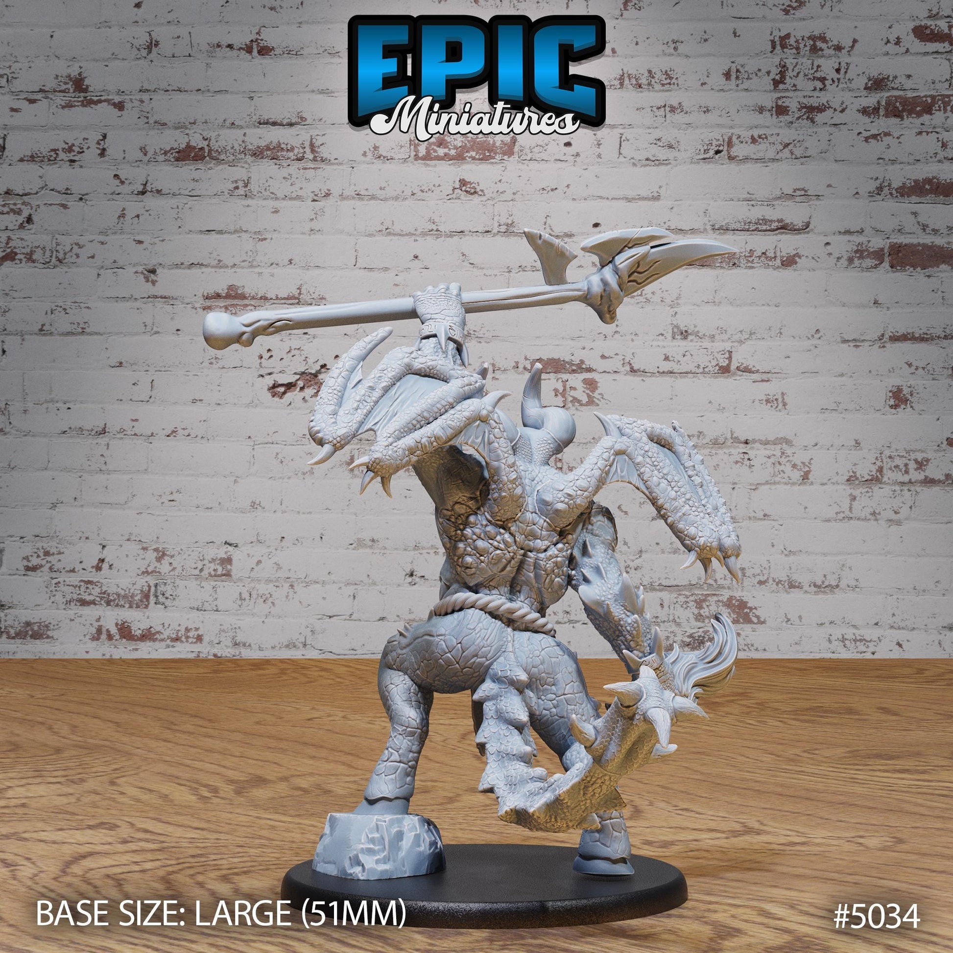 Wrath Devil (Large) | Premium DnD Miniatures | High Quality Resin | D&D RPG