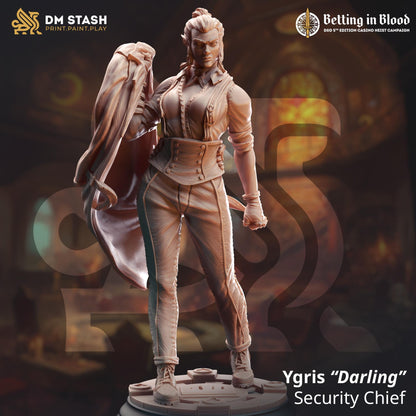 Ygris Darling Skullsplitter - Security Chief (Medium) | 32mm Hero Scale | Premium DnD Miniature High Quality Resin | DM Stash