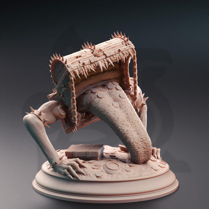 Treasure Mimic (Large) | 32mm Hero Scale | Premium DnD Miniature High Quality Resin | DM Stash