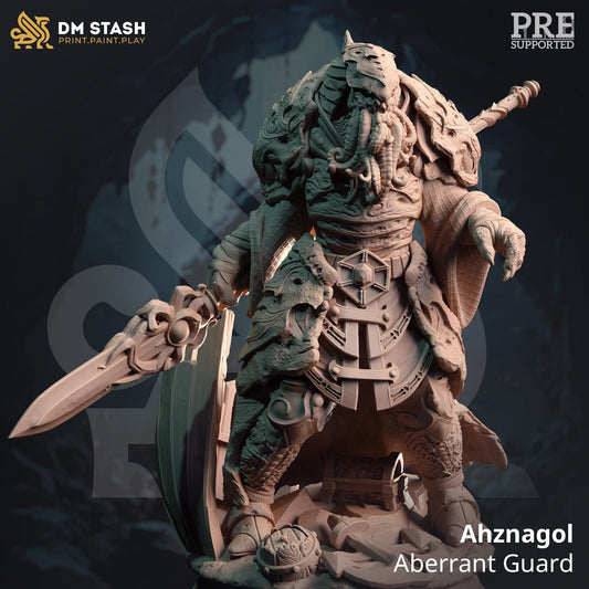 Ahznagol - Aberrant Guard (Medium) | 32mm Hero Scale | Premium DnD Miniature High Quality Resin | DM Stash