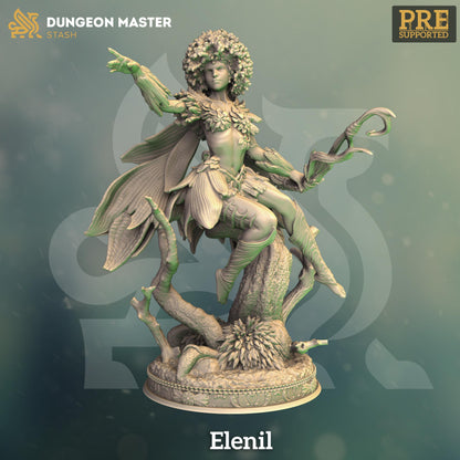 Elenil - Forest Dryad (Medium) | 32mm Hero Scale | Premium DnD Miniature High Quality Resin | DM Stash