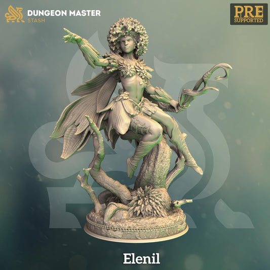 Elenil - Forest Dryad (Medium) | 32mm Hero Scale | Premium DnD Miniature High Quality Resin | DM Stash