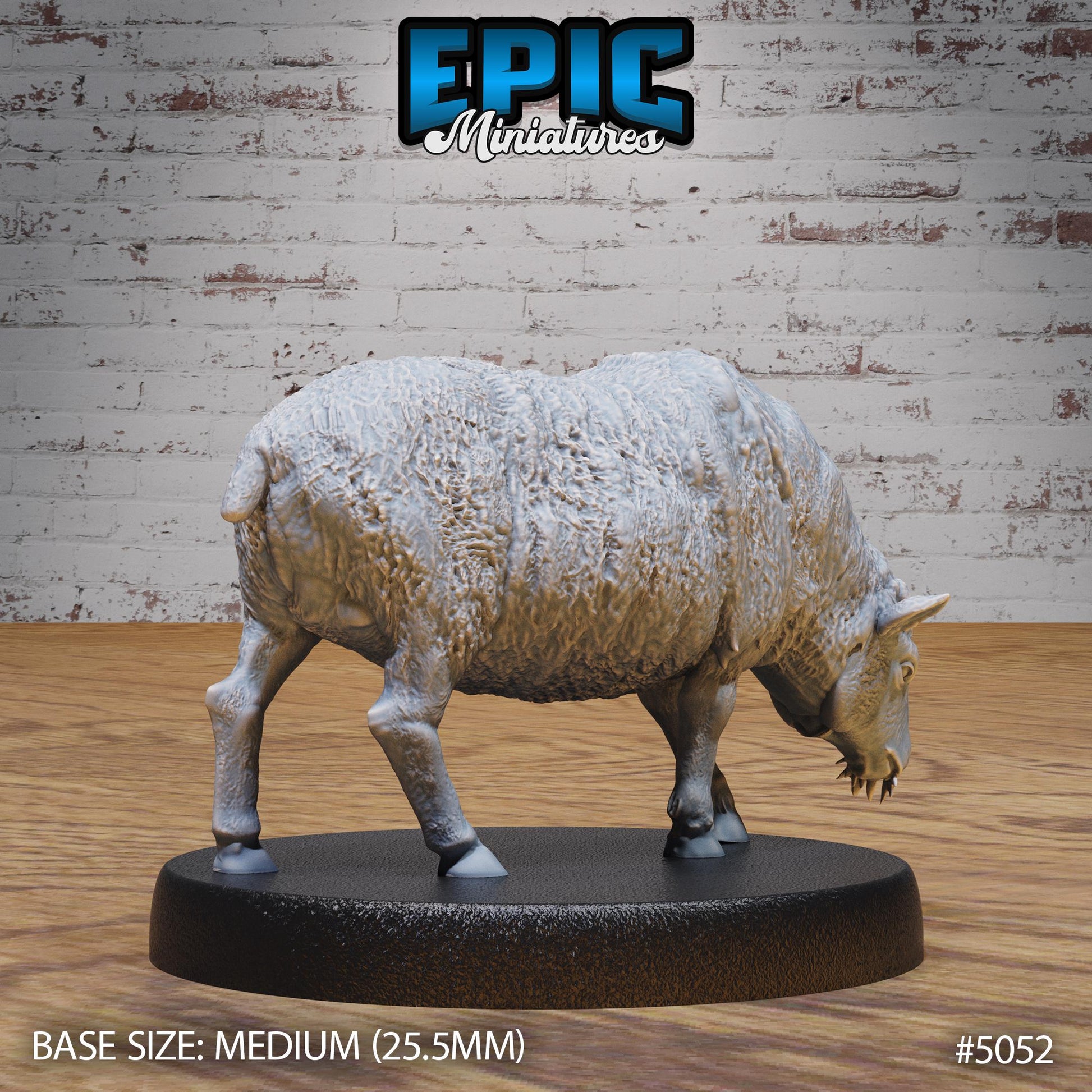 Sheep (Medium) | Premium DnD Miniatures | High Quality Resin | D&D RPG