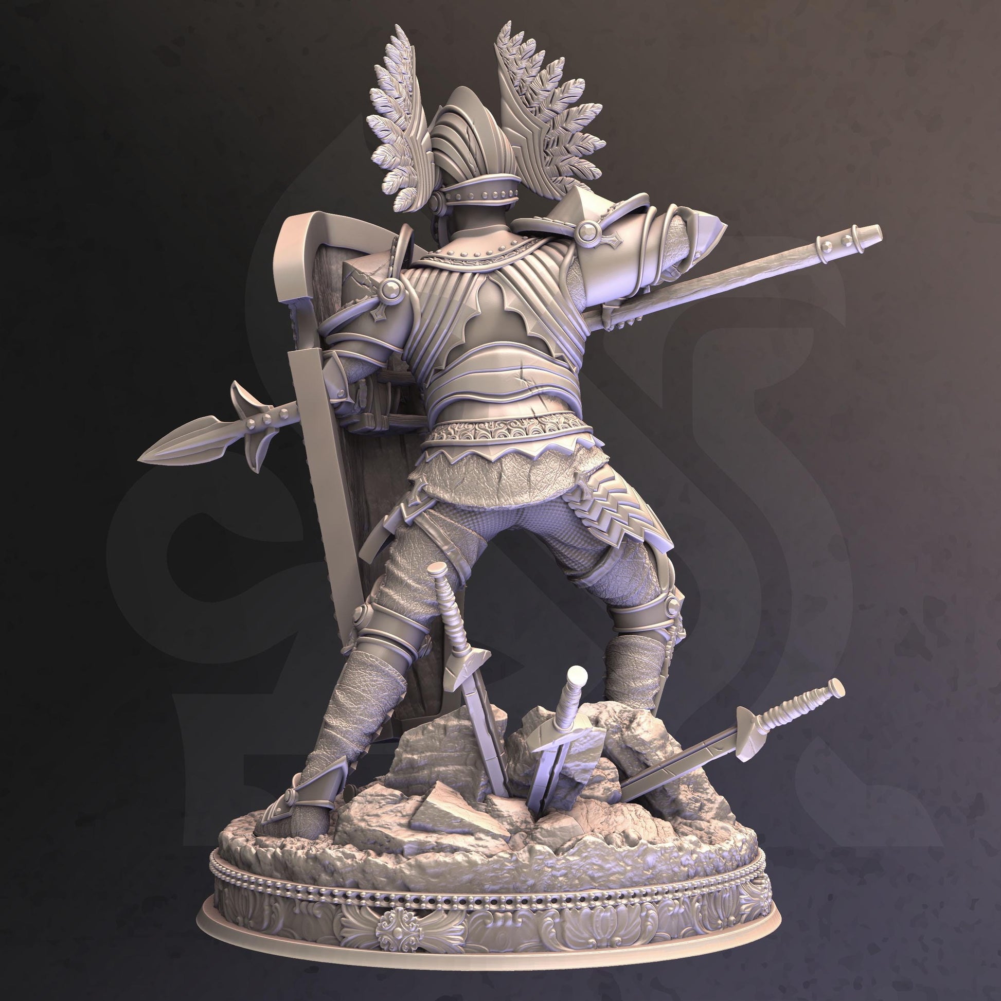 Eridius - Male Human Tower Guard (Medium) | 32mm Hero Scale | Premium DnD Miniature High Quality Resin | DM Stash