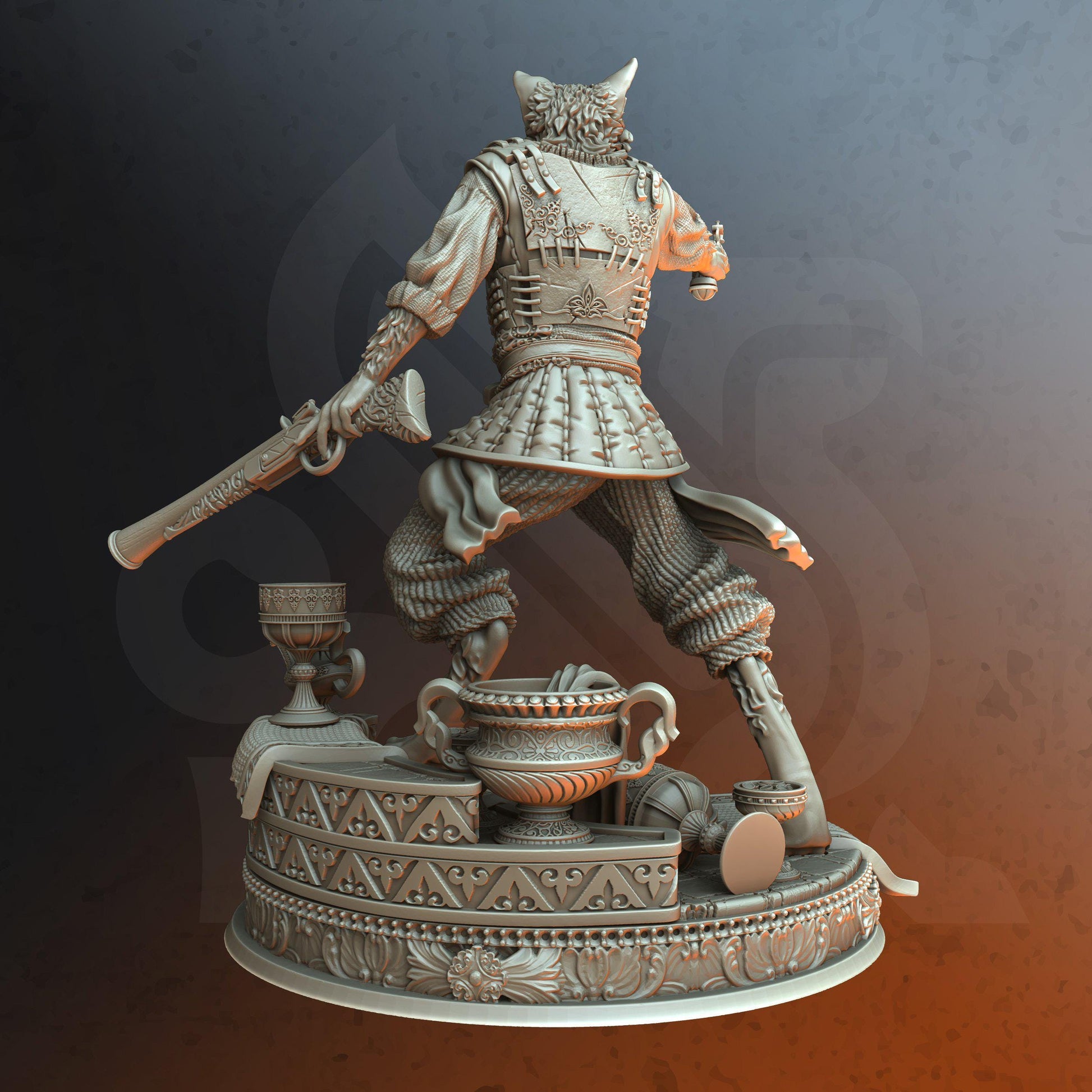 Kara'Ta - Gunslinger Bodyguard (Medium) | 32mm Hero Scale | Premium DnD Miniature High Quality Resin | DM Stash