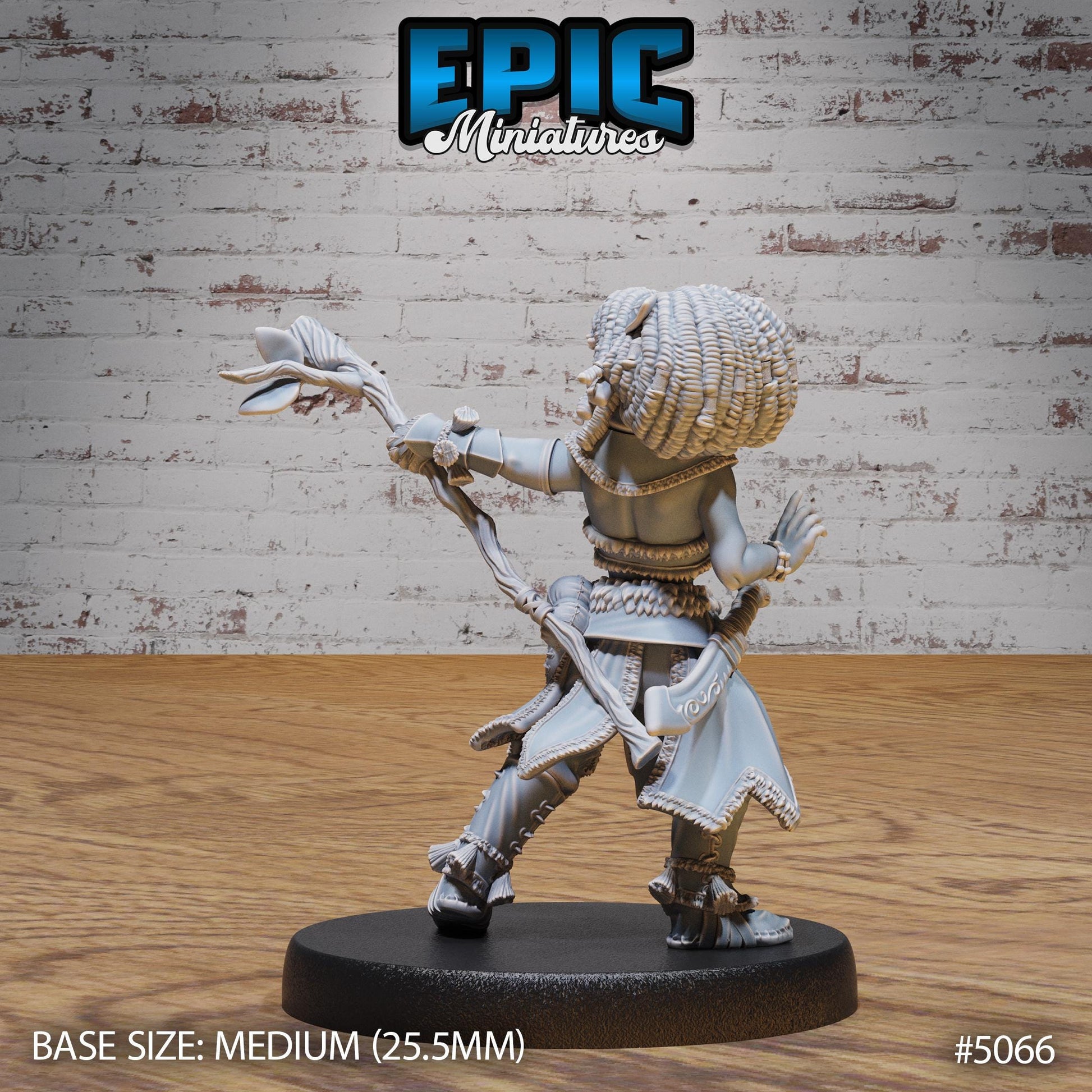 Halfling Druid (Medium) | Premium DnD Miniatures | High Quality Resin | D&D RPG