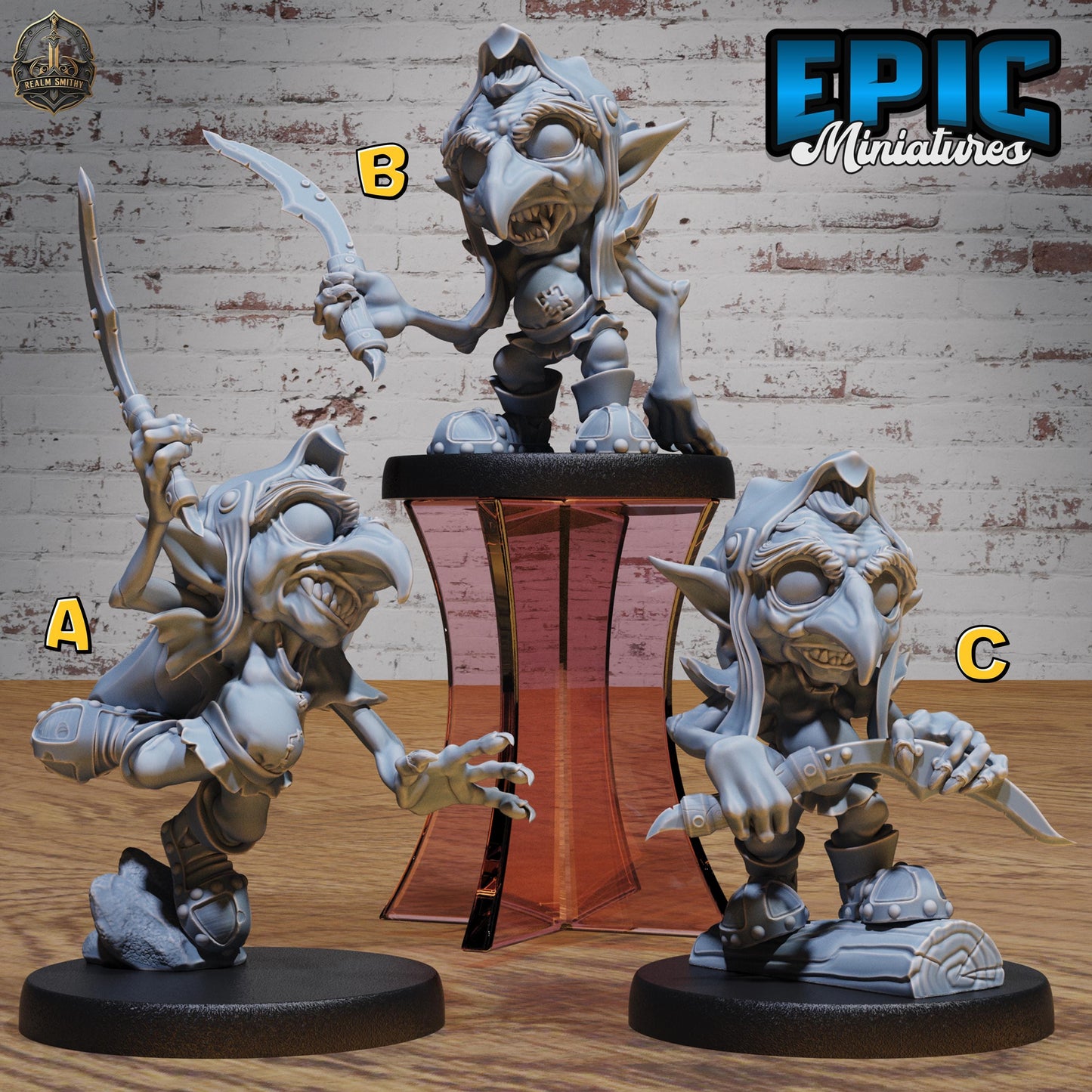 Red Caps v1 (Medium) | Premium DnD Miniatures | High Quality Resin | D&D RPG