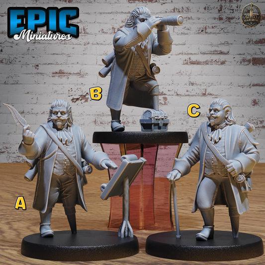 Halfling Ship Captain (Medium) | Premium DnD Miniatures | High Quality Resin | D&D RPG