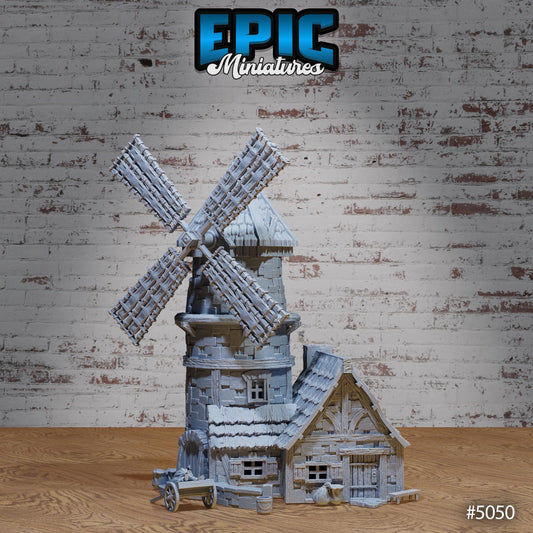 Windmill | Premium DnD Miniatures | High Quality Resin | D&D RPG
