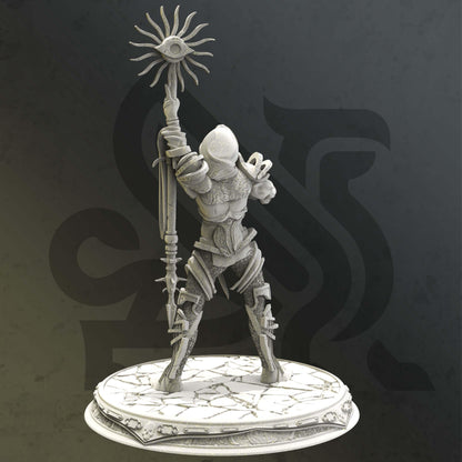 Divine of Secrets - Seroca (Medium) | 32mm Hero Scale | Premium DnD Miniature High Quality Resin |DM Stash| Yiga, Cult, Sun, Whisper, Mask