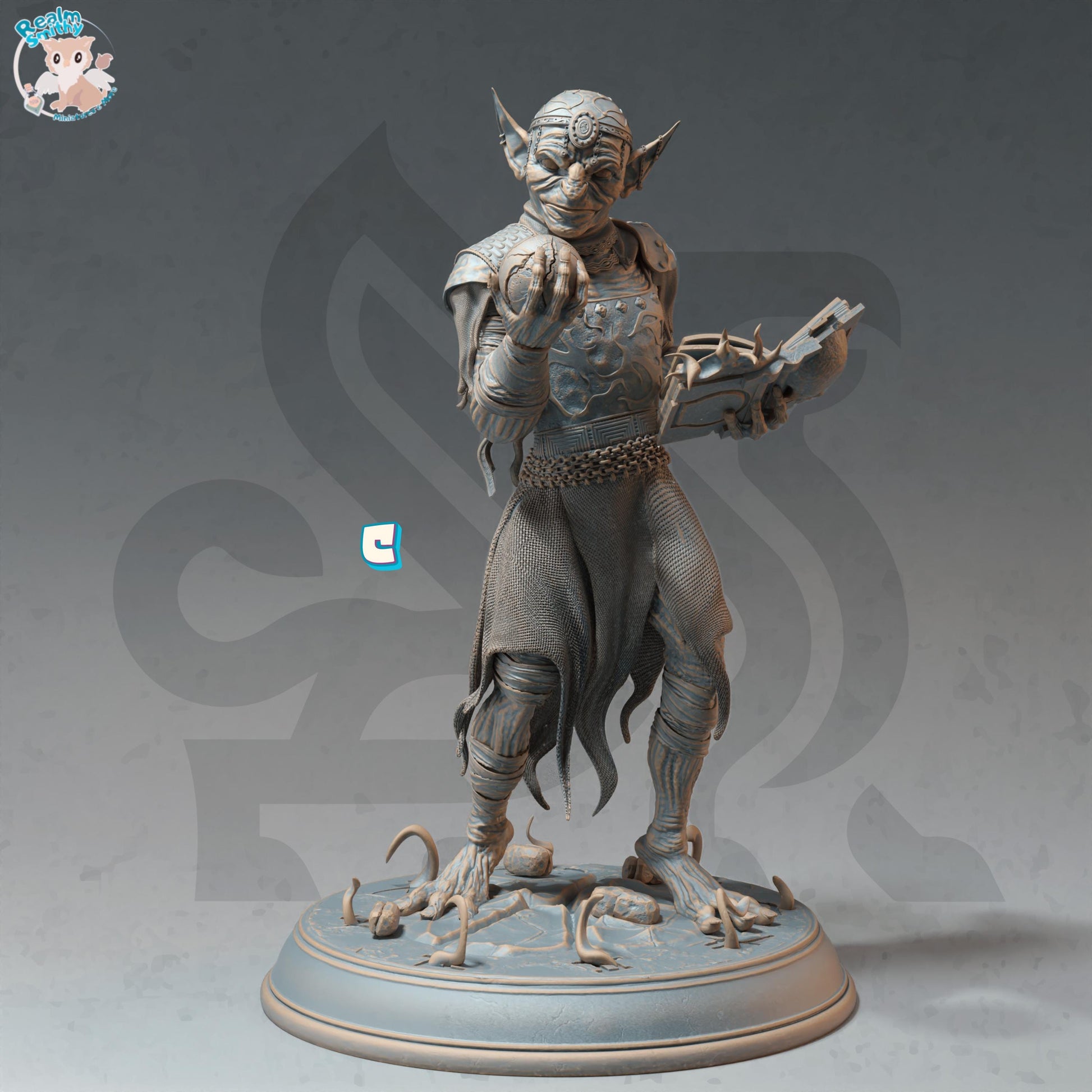 Mana Goblin Trio - Alchemist, Sorcerer, Loot (Medium)| 32mm Hero Scale | Premium DnD Miniature High Quality Resin | DM Stash