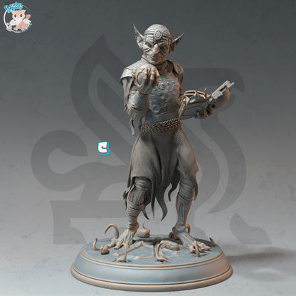 Mana Goblin Trio - Alchemist, Sorcerer, Loot (Medium)| 32mm Hero Scale | Premium DnD Miniature High Quality Resin | DM Stash