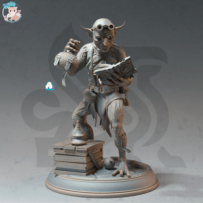 Mana Goblin Trio - Alchemist, Sorcerer, Loot (Medium)| 32mm Hero Scale | Premium DnD Miniature High Quality Resin | DM Stash