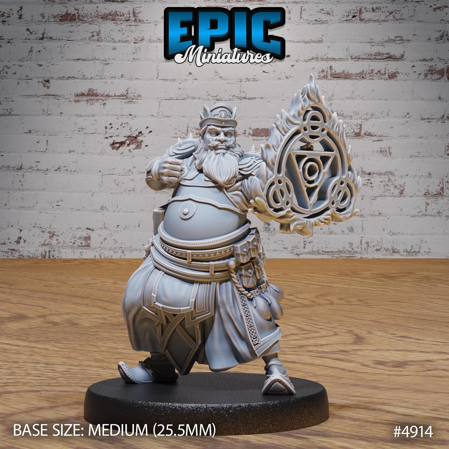 False Emperor (Medium) | Premium DnD Minis High Quality Resin | Male, King, Fat, Throne, Eating, Pig, Belly, Magic, Kick, Kingdom, Royal