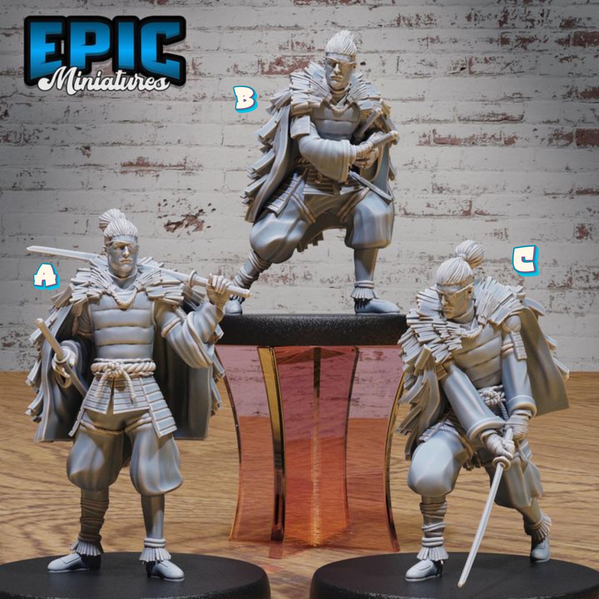 Legendary Ronin (Medium) | Premium DnD Minis High Quality Resin | Kung Fu, Sword, Monk, East Asian, Asia, Japan, Japanese, Hair Bun, Samurai